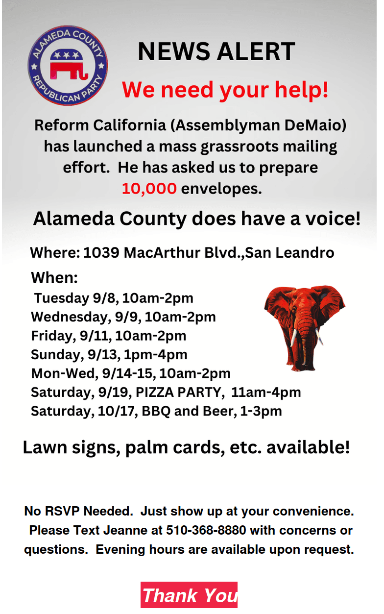 Volunteer Needed for Envelope Stuffing!